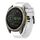 Per Garmin Fenix 8 MIP 51mm Quick Release 26mm Cinturino in silicone (bianco) Per Garmin Fenix 8 MIP 51mm Quick Release 26mm Cinturino in silicone (bianco)