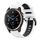 Per Garmin Quatix 7 Pro Sports cinturino in silicone bicolore da 22 mm (bianco+retro) Per Garmin Quatix 7 Pro Sports cinturino in silicone bicolore da 22 mm (bianco+retro)