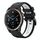 Per Garmin Quatix 7 Pro Sports cinturino in silicone bicolore da 22 mm (nero+bianco) Per Garmin Quatix 7 Pro Sports cinturino in silicone bicolore da 22 mm (nero+bianco)