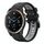 Per Garmin Quatix 7 Pro Sports cinturino in silicone bicolore da 22 mm (nero + grigio) Per Garmin Quatix 7 Pro Sports cinturino in silicone bicolore da 22 mm (nero + grigio)
