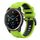 Per Garmin Quatix 7 Pro Sports cinturino in silicone bicolore da 22 mm (lime+nero) Per Garmin Quatix 7 Pro Sports cinturino in silicone bicolore da 22 mm (lime+nero)