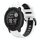 Per Garmin Instinct 2 Solar Sports cinturino in silicone bicolore da 22 mm (bianco + retro) Per Garmin Instinct 2 Solar Sports cinturino in silicone bicolore da 22 mm (bianco + retro)