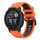 Per Garmin Instinct 2 Solar Sports cinturino in silicone bicolore da 22 mm (arancione + nero) Per Garmin Instinct 2 Solar Sports cinturino in silicone bicolore da 22 mm (arancione + nero)