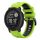 Per Garmin Instinct 2 Solar Sports cinturino in silicone bicolore da 22 mm (lime+nero) Per Garmin Instinct 2 Solar Sports cinturino in silicone bicolore da 22 mm (lime+nero)