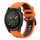 Per Garmin Tactix 7 AMOLED Sports cinturino in silicone bicolore da 26 mm (arancione+nero) Per Garmin Tactix 7 AMOLED Sports cinturino in silicone bicolore da 26 mm (arancione+nero)
