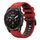 Per Garmin Epix Pro 51mm Sports Cinturino in silicone bicolore da 26mm (rosso+nero)