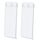 Per Nintendo Switch Console 2 pezzi di ricambio per cavalletto posteriore (bianco trasparente)