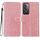 Per OPPO Reno12 Pro Custodia per telefono in pelle con glitter globale (oro rosa) Per OPPO Reno12 Pro Custodia per telefono in pelle con glitter globale (oro rosa)