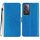 Per OPPO Reno12 Pro Custodia per telefono in pelle con glitter globale (blu) Per OPPO Reno12 Pro Custodia per telefono in pelle con glitter globale (blu)