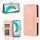 Custodia in pelle per telefono cellulare con slot per schede in pelle di vitello per Honor X6b 4G (rosa) Custodia in pelle per telefono cellulare con slot per schede in pelle di vitello per Honor X6b 4G (rosa)