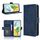 Custodia in pelle per telefono For Honor Play 60 Plus con texture in vitello e slot per schede (blu) Custodia in pelle per telefono For Honor Play 60 Plus con texture in vitello e slot per schede (blu)