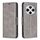 Per Redmi 14C 4G Custodia per telefono in pelle a conchiglia con texture in pelle di agnello di colore puro (grigio) Per Redmi 14C 4G Custodia per telefono in pelle a conchiglia con texture in pelle di agnello di colore puro (grigio)