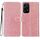 Custodia per telefono in pelle flip glitterata globale per Honor 200 Lite (oro rosa) Custodia per telefono in pelle flip glitterata globale per Honor 200 Lite (oro rosa)