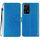 Custodia per telefono in pelle Flip con polvere glitterata globale per Honor 200 Lite (blu) Custodia per telefono in pelle Flip con polvere glitterata globale per Honor 200 Lite (blu)