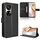 Per Ulefone Note 17 Pro Custodia in pelle con texture a diamante (nero)