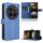 Per vivo X100 Ultra 5G Custodia in pelle con texture a diamante (blu)