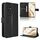 Custodia per telefono in pelle con texture a diamante per Honor 200 5G (nero) Custodia per telefono in pelle con texture a diamante per Honor 200 5G (nero)