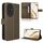 Per Honor 200 5G Custodia in pelle con texture a diamante (marrone)