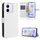 Per Honor X60i 5G Custodia in pelle con texture a diamante (bianca)