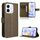 Per Honor X60i 5G Custodia in pelle con texture a diamante (marrone)