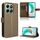 Per Honor X6b 4G Custodia in pelle con texture a diamante (marrone)