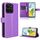 Custodia per telefono in pelle con texture a diamante per Honor Play 60 Plus (viola) Custodia per telefono in pelle con texture a diamante per Honor Play 60 Plus (viola)