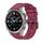 Per Garmin Descent Mk3 43mm Pure Color Fibbia in acciaio 20mm Cinturino in silicone (rosso vino) Per Garmin Descent Mk3 43mm Pure Color Fibbia in acciaio 20mm Cinturino in silicone (rosso vino)