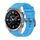 Per Garmin Descent Mk3 43mm Pure Color Fibbia in acciaio 20mm Cinturino in silicone (azzurro cielo) Per Garmin Descent Mk3 43mm Pure Color Fibbia in acciaio 20mm Cinturino in silicone (azzurro cielo)