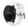 Per Garmin Descent Mk3i 43mm Pure Color Fibbia in acciaio 20mm Cinturino in silicone (bianco) Per Garmin Descent Mk3i 43mm Pure Color Fibbia in acciaio 20mm Cinturino in silicone (bianco)