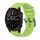 Per Garmin Descent Mk3i 43mm Pure Color Fibbia in acciaio 20mm Cinturino in silicone (Lime)