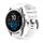 Per Garmin Fenix 7S Pro 42mm Pure Color Steel Buckle 20mm Cinturino in silicone (bianco) Per Garmin Fenix 7S Pro 42mm Pure Color Steel Buckle 20mm Cinturino in silicone (bianco)