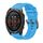 Per Garmin Fenix ​​8 AMOLED 51mm Pure Color Fibbia in acciaio 26mm Cinturino in silicone (blu cielo)