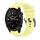 Per Garmin Descent Mk3i 51mm Pure Color Fibbia in acciaio 26mm Cinturino in silicone (giallo) Per Garmin Descent Mk3i 51mm Pure Color Fibbia in acciaio 26mm Cinturino in silicone (giallo)
