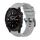 Per Garmin Descent Mk3i 51mm Pure Color Fibbia in acciaio 26mm Cinturino in silicone (grigio) Per Garmin Descent Mk3i 51mm Pure Color Fibbia in acciaio 26mm Cinturino in silicone (grigio)