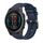 Per Garmin Fenix ​​E 47mm Pure Color Steel Buckle 22mm Cinturino in silicone (blu notte)