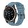 Per Garmin Quatix 7 Pro Pure Color Steel Buckle 22mm Cinturino in silicone (Rock Cyan)