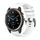 Per Garmin Quatix 7 Pure Color Steel Buckle 22mm Cinturino in silicone (bianco) Per Garmin Quatix 7 Pure Color Steel Buckle 22mm Cinturino in silicone (bianco)