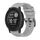 Per Garmin Instinct 2 Solar Pure Color Fibbia in acciaio Cinturino in silicone da 22 mm (grigio) Per Garmin Instinct 2 Solar Pure Color Fibbia in acciaio Cinturino in silicone da 22 mm (grigio)