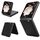 Custodia per telefono cellulare in pelle PU Flip For Honor Magic V (nera)