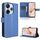 Per Redmi 13 4G / Note 13R 5G Custodia in pelle con texture a diamante (blu) Per Redmi 13 4G / Note 13R 5G Custodia in pelle con texture a diamante (blu)
