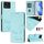 Per Asus Zenfone 11 Ultra Smile Embossing RFID Custodia in pelle per telefono (verde menta) Per Asus Zenfone 11 Ultra Smile Embossing RFID Custodia in pelle per telefono (verde menta)