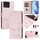 Per Asus Zenfone 11 Ultra Smile Embossing RFID Custodia in pelle per telefono (rosa) Per Asus Zenfone 11 Ultra Smile Embossing RFID Custodia in pelle per telefono (rosa)