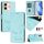 Per vivo Y28 4G Smile Embossing RFID Custodia in pelle per telefono (verde menta) Per vivo Y28 4G Smile Embossing RFID Custodia in pelle per telefono (verde menta)