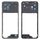 Per Motorola Moto G23 Cornice centrale originale (nero)