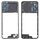 Per Motorola Moto G34 Cornice centrale originale (nero)