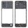 Per Motorola Moto E13 Cornice centrale originale (nero)