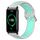 For Honor Watch ES 20mm Cinturino in silicone sportivo traforato traspirante (grigio + anatra d'acqua) For Honor Watch ES 20mm Cinturino in silicone sportivo traforato traspirante (grigio + anatra d'acqua)