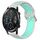 Per Honor Magic Watch2 42mm 20mm Cinturino sportivo in silicone traspirante traforato (grigio + anatra d'acqua) Per Honor Magic Watch2 42mm 20mm Cinturino sportivo in silicone traspirante traforato (grigio + anatra d'acqua)