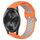 Per Garmin Vivomove Trend 20mm Cinturino in silicone sportivo traforato traspirante (arancione + grigio) Per Garmin Vivomove Trend 20mm Cinturino in silicone sportivo traforato traspirante (arancione + grigio)