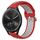 Per Garmin Vivomove Sport 20mm Cinturino in silicone sportivo traforato traspirante (rosso + grigio) Per Garmin Vivomove Sport 20mm Cinturino in silicone sportivo traforato traspirante (rosso + grigio)